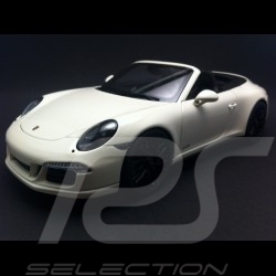 Porsche 991 Carrera GTS Cabriolet blanche white weiß 1/18 Schuco 450039500