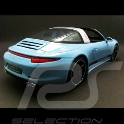 Porsche 991 Targa 4S gulf blue 1/18 Spark WAX02100010