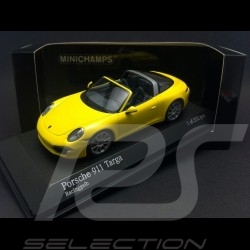 Porsche 991 targa 4 2013 jaune 1/43 Minichamps 410062441