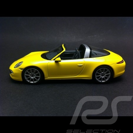 Porsche 991 targa 4 2013 jaune 1/43 Minichamps 410062441