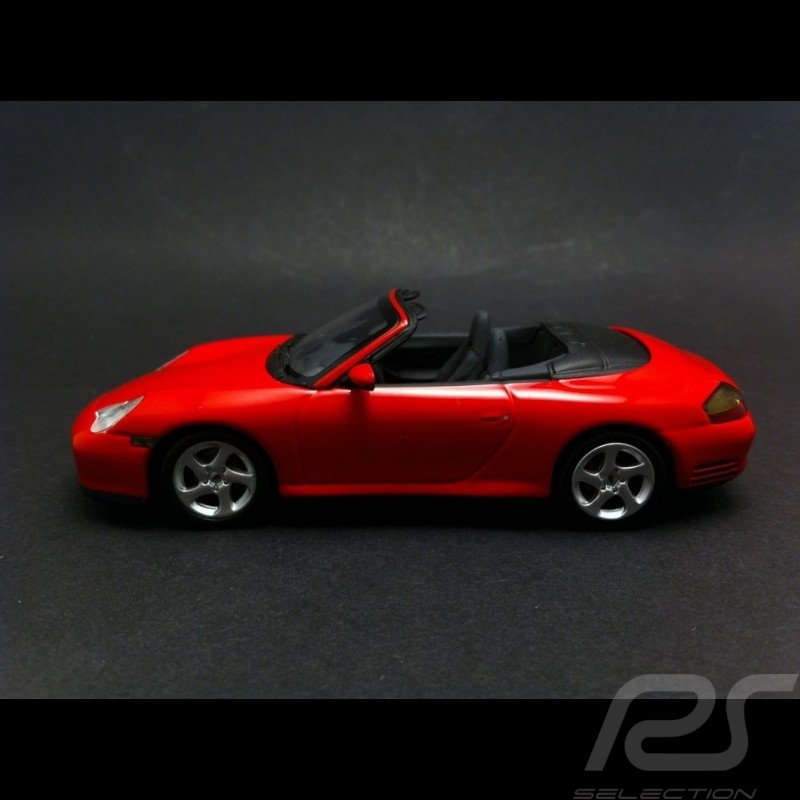 Porsche 996 Carrera 4S Cabriolet 2003 red 1/43 Minichamps MAP02036314