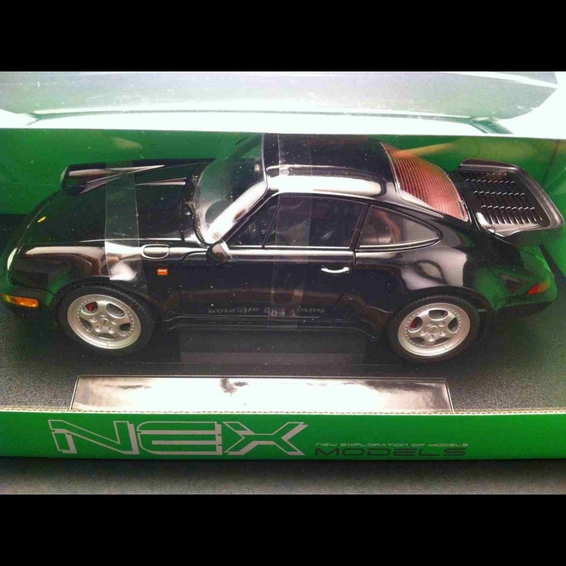 Porsche 911 type 964 Turbo black 1/18 Welly 18026