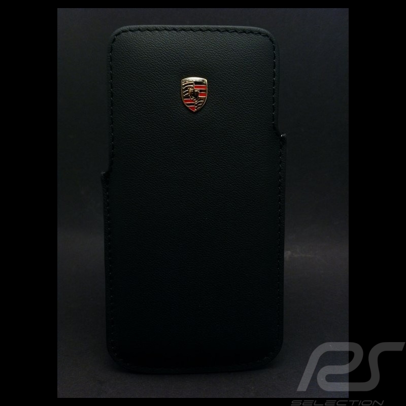Porsche leather case for i-phone 6 plus Porsche crest Porsche Design WAP0300210F