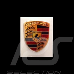 Set of 2 Porsche Crest 3D sticker 4,5 x 3.5 cm