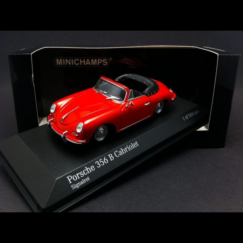 Minichamps 1:43 Porsche 356 B Cabriolet année 1960 rouge