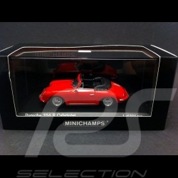 Porsche 356 B Cabriolet 1960 rouge 1/43 Minichamps 400064331