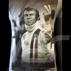 T-Shirt Steve McQueen The man Le Mans grau - Herren