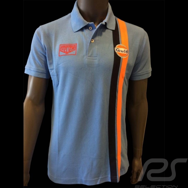 Polo Gulf Stripe blau - Herren