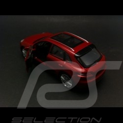 Porsche Macan Turbo red﻿ pull back toy Welly