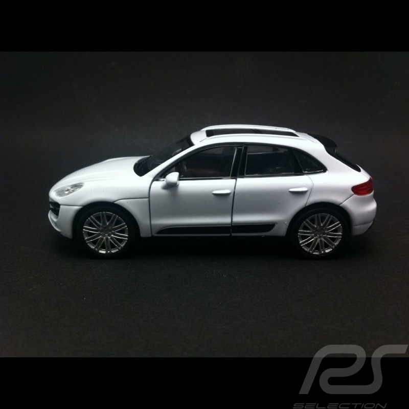 Porsche Macan Turbo weiß Spielzeug Reibung Welly