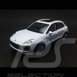 Porsche Macan Turbo white﻿ pull back toy Welly