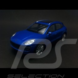 Porsche Macan Turbo blau Spielzeug Reibung Welly