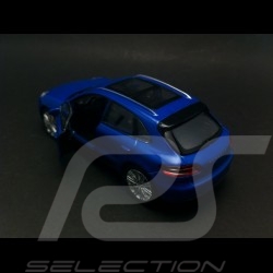 Porsche Macan Turbo  Welly bleu jouet à friction pull back toy Spielzeug Reibung