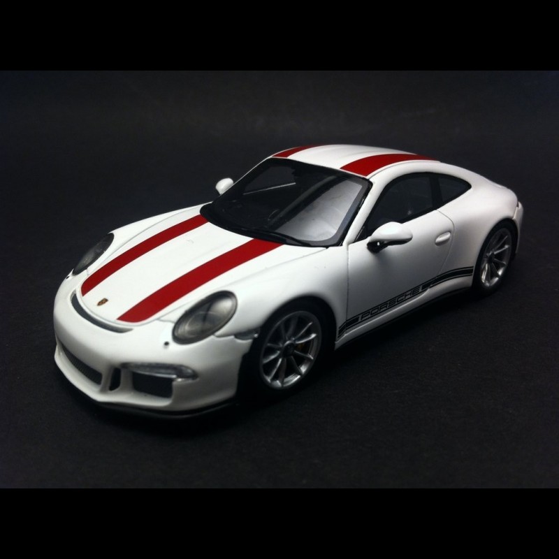 Porsche 911 R type 991 2016 red / white 1/43 Spark WAP0201460J