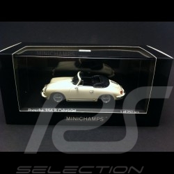 Porsche 356 B Cabriolet ivoire 1960 1/43 Minichamps 400064332