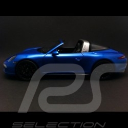 Porsche 991 Targa 4 GTS bleu Saphir sapphire blue blau 1/18 Schuco 450039400