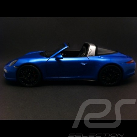Porsche 991 Targa 4 GTS blau 1/18 Schuco 450039400