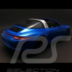 Porsche 991 Targa 4 GTS bleu Saphir sapphire blue blau 1/18 Schuco 450039400