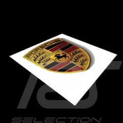 Set of 4﻿ Porsche Crest sticker 6.5 x 5 cm