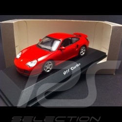 Porsche 996 Turbo 2000 rouge indien 1/43 Minichamps WAP02006410