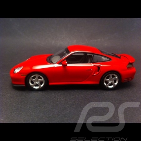 Porsche 996 Turbo 2000 rouge indien 1/43 Minichamps WAP02006410