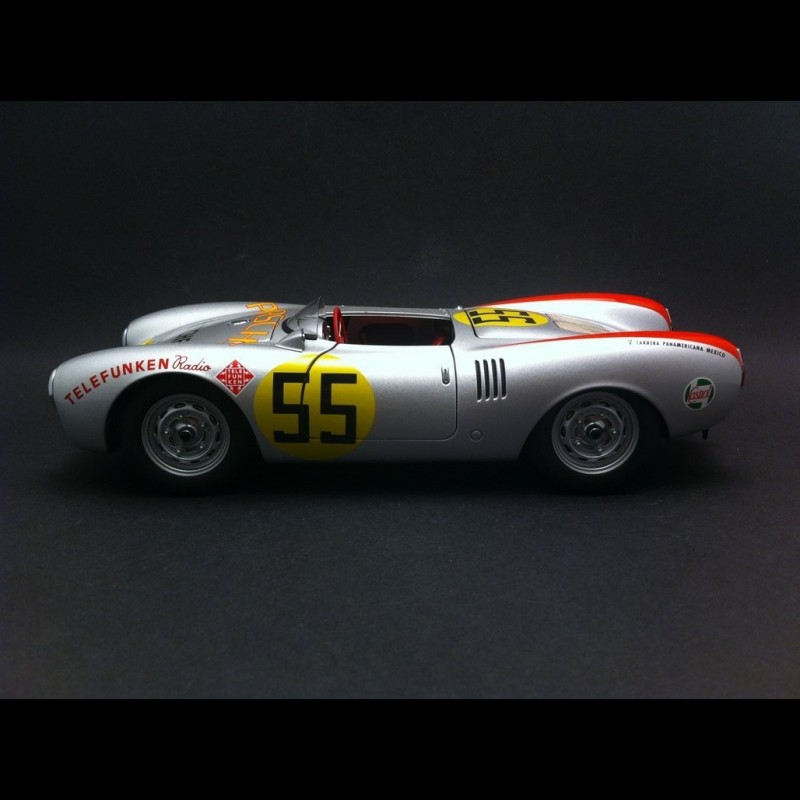 Porsche 550 Spyder Panamericana 1954 n° 55 1/18 Autoart 85470