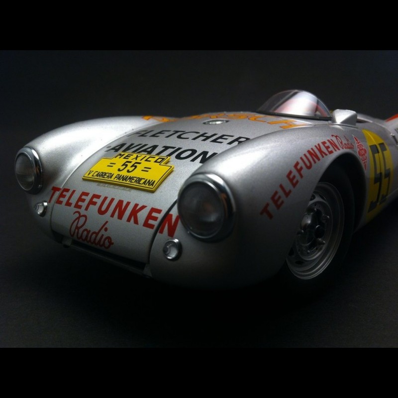 Porsche 550 Spyder Panamericana 1954 n° 55 1/18 Autoart 85470