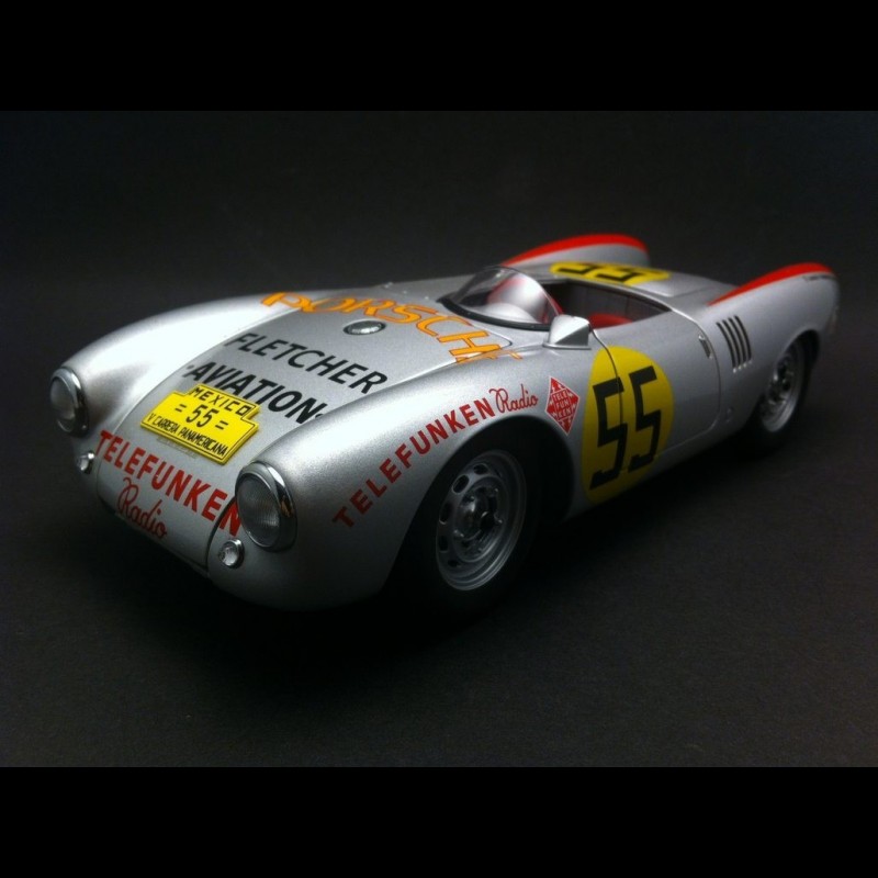 Porsche 550 Spyder Panamericana 1954 n° 55 1/18 Autoart 85470