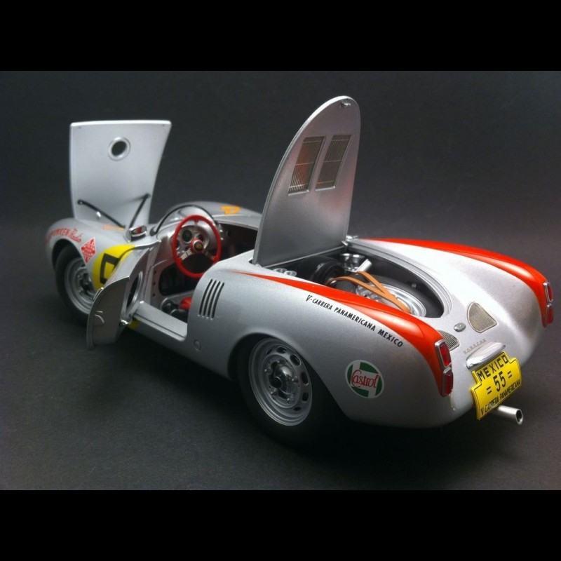 Porsche 550 Spyder Panamericana 1954 n° 55 1/18 Autoart 85470 Porsche 550 Spyder Panamericana 1954 n° 55 1/18 Autoart 85470