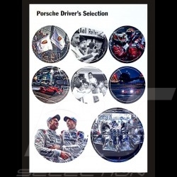 Autocollant en relief Porsche 