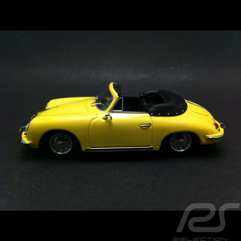 Porsche 356 B Cabriolet 1960 gelb 1/43 Minichamps 400064334