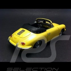 Porsche 356 B Cabriolet 1960 jaune 1/43 Minichamps 400064334