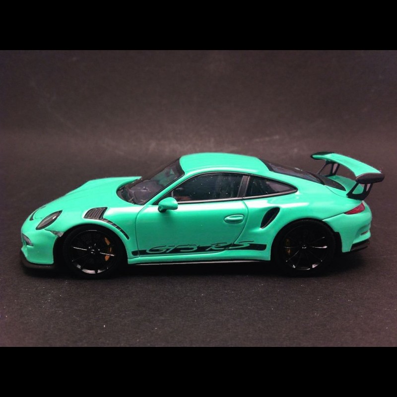 Porsche 991 GT3 RS 2014 mint green 1/43 Minichamps 413063248