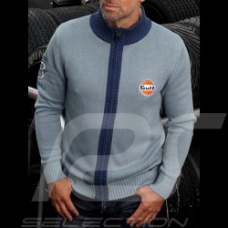 Cardigan Gulf knit vest n° 8 blue - men