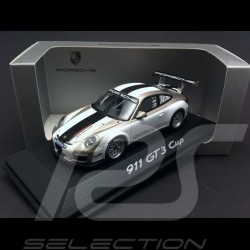 Porsche 997 GT3 Cup 2012 blanche white weiss / grise grey grau 1/43 Minichamps WAP0200150C