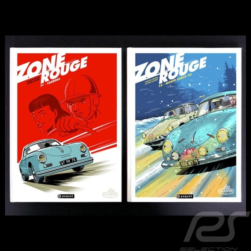 Duo Bücher Comics Zone rouge T1 Carrera & T2 Monte Carlo 56