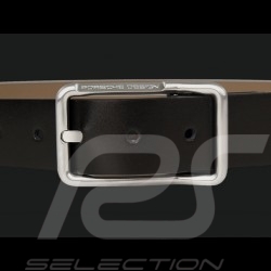 Black leather belt Porsche Design Michigan 35 - men