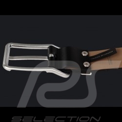 Black leather belt Porsche Design Michigan 35 - men