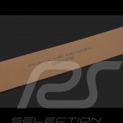 Black leather belt Porsche Design Michigan 35 - men