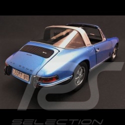 Porsche 911 2.4 S Targa 1972 Gemini blue 1/18 Schuco 450035400