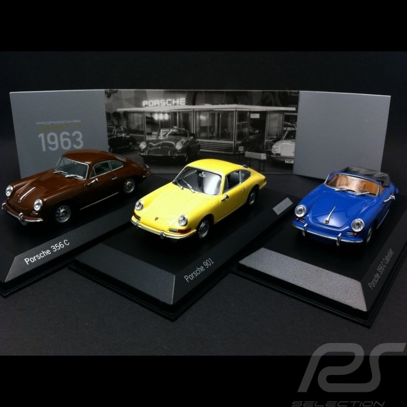 Porsche 901 Coupé 1963 yellow 1/43 Minichamps WAP0209110H