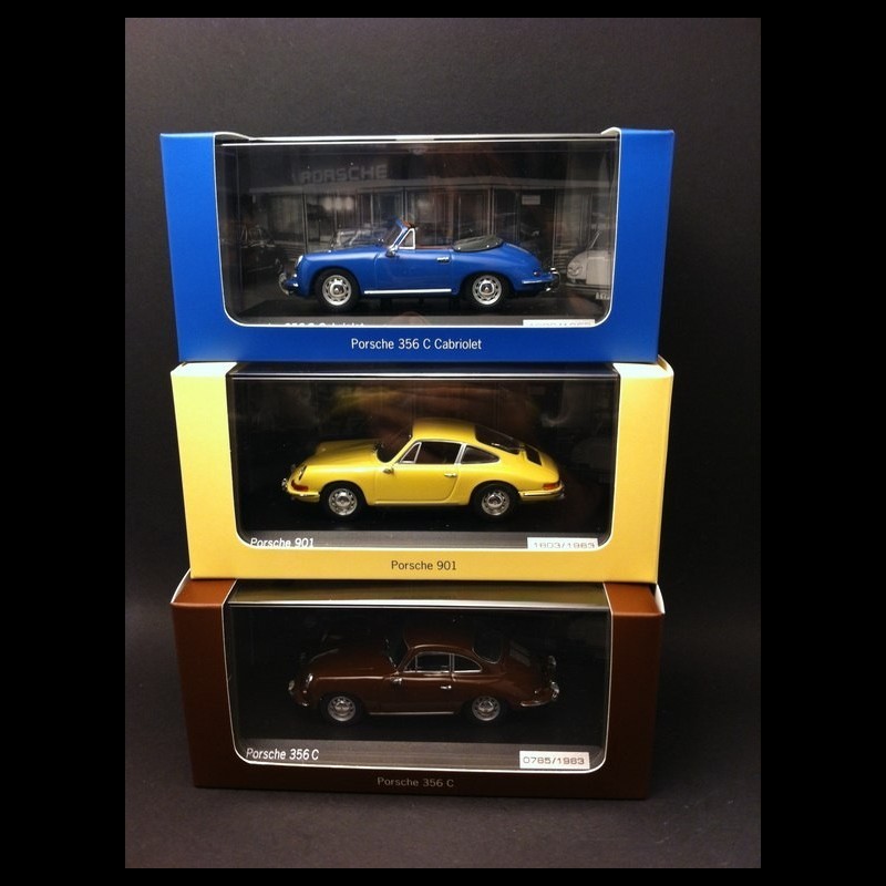 Trio Porsche 356 C & 901 1963 1/43 Minichamps WAP0203560H