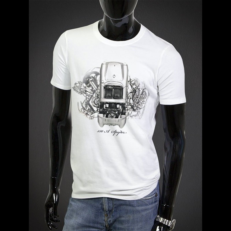 T-shirt Porsche 550 A Spyder white - Men