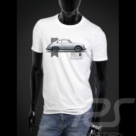 T-Shirt Porsche 356 weiß - Herren 