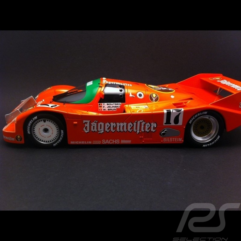 Porsche 962 C Winner 1000 km Spa 1986 n° 17 Jägermeister 1/18 NOREV 187402