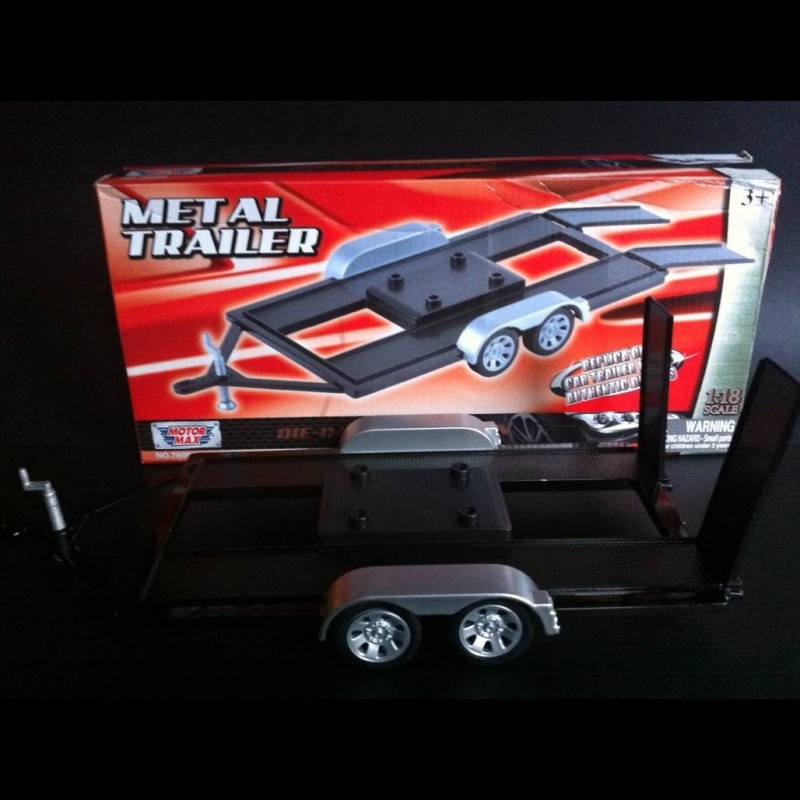Remorque Miniature Auto World 1:18 USA Rouge Blanc Bleu - édition Patriotic, Neuve