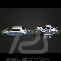 Porsche 997 Carrera grise 1/43 Minichamps WAP02011415