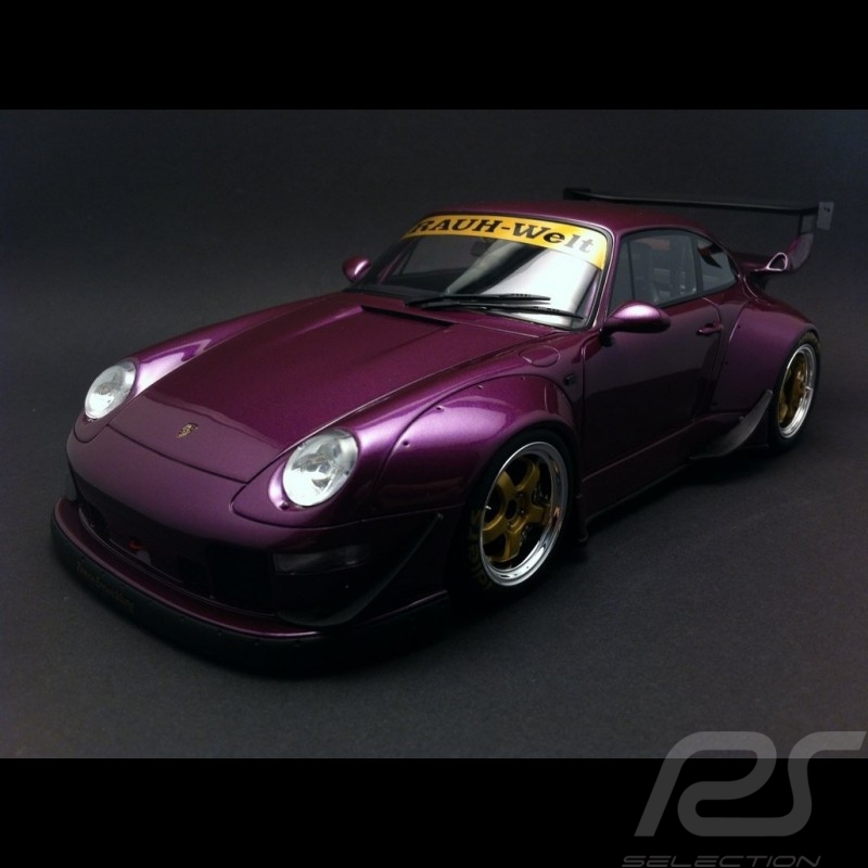 Porsche RWB 993 purple 1 of 2000 1:18 Resin GT-Spirit neu & OVP GT727 