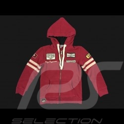 Hoodie jacket Clay Regazzoni red - kids