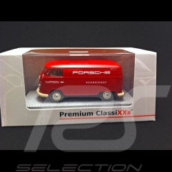 VW T1 fourgon transporteur Porsche Renndienst rouge 1/43 Premium ClassiXXS 13801